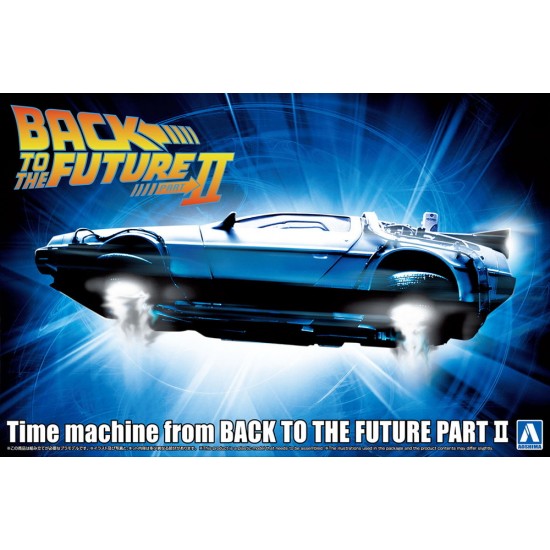 1/24 Time Machine From Back To The Future Part II