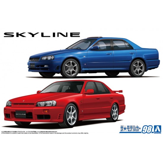 1/24 Nissan ER34 Skyline 25GT-X Turbo '98 / 25GT Turbo '01