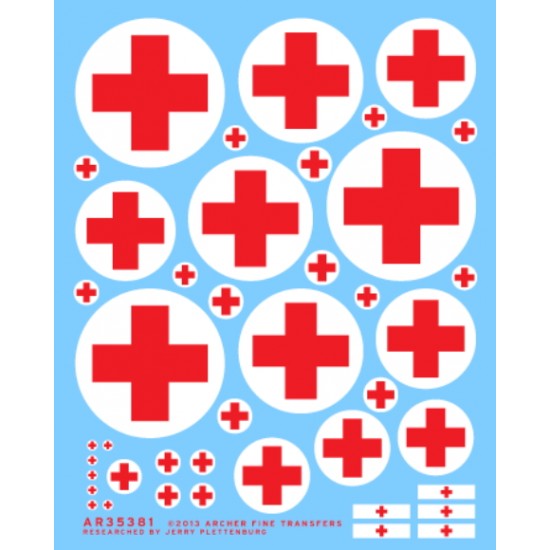 1/35 Dry Transfer - German Ambulance Markings