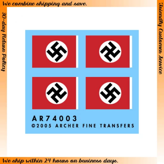 1/72 WWII German Flags and Air Recognition Panels