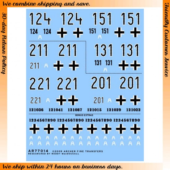 Decals for 1/35 LSSAH Panther Ausf G's, Ardennes 1944