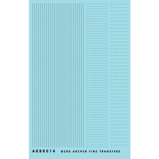 Resin on Clear Decal Film - .008 inch (.2mm) Rivets 