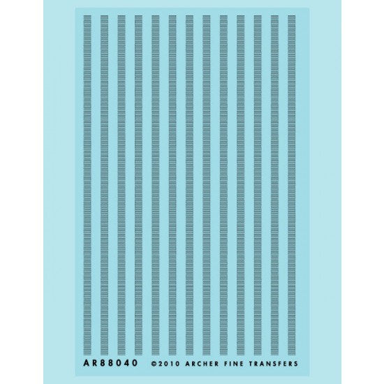 Resin on Clear Decal Film for N Scale Louver (14 Inch)