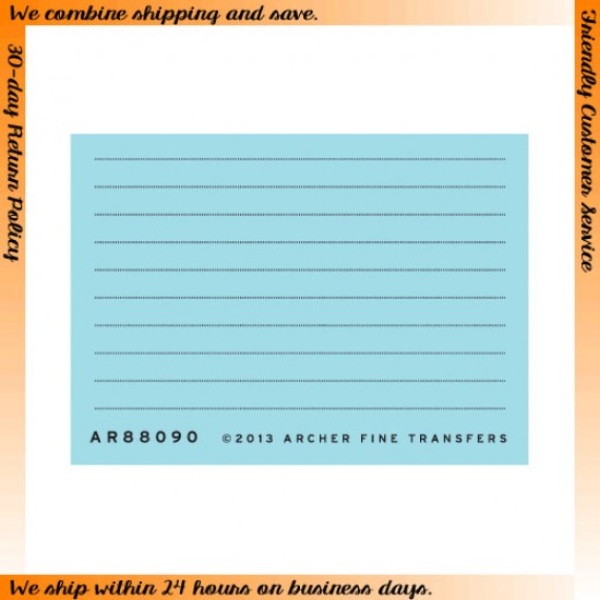 Micro Weld Beads (Resin on Clear Decal Film, Linear: 61cm, Width: 0.25mm)