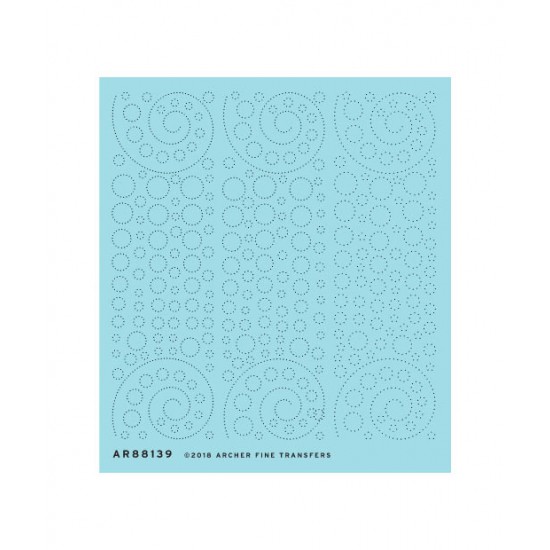 1/48 - 1/32 Aircraft Rivets in Spiral and Circular Patterns (Resin on Clear Decal Film)