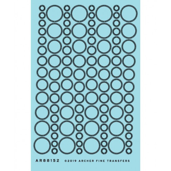 Perfect Weld Beads in Circular Patterns (Resin on Clear Decal Film)