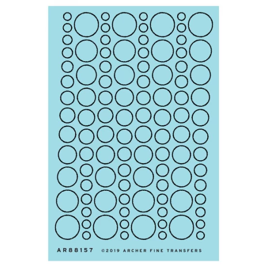 Various scales Arc Weld Beads .025 inch .64 mm wide (Resin on Clear Decal Film)