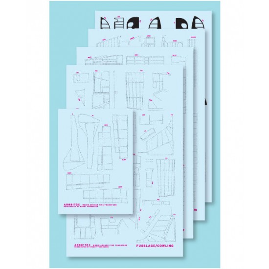 Model Rivit Decals 1/32 Fw 190 Flush Rivet Skins for Revell kits (Waterslide Decals ...