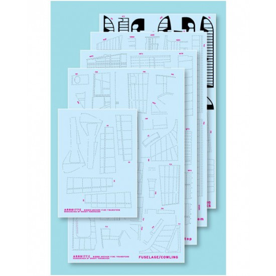 1/32 Fw 190 Flush Rivet Skins for Hasegawa kits (Waterslide Decals)