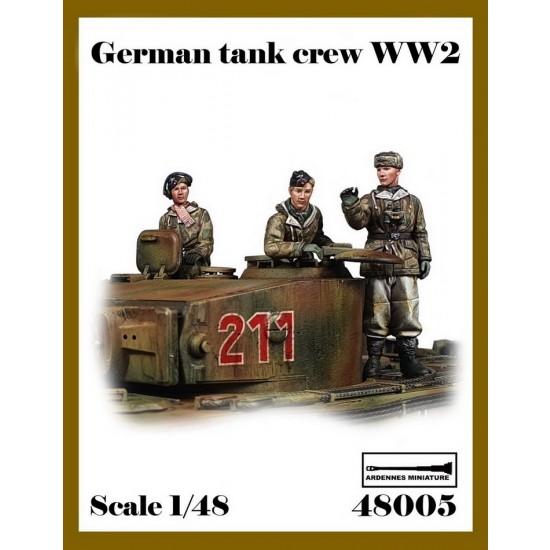 1/48 WWII German Tank Crews (3 figures)