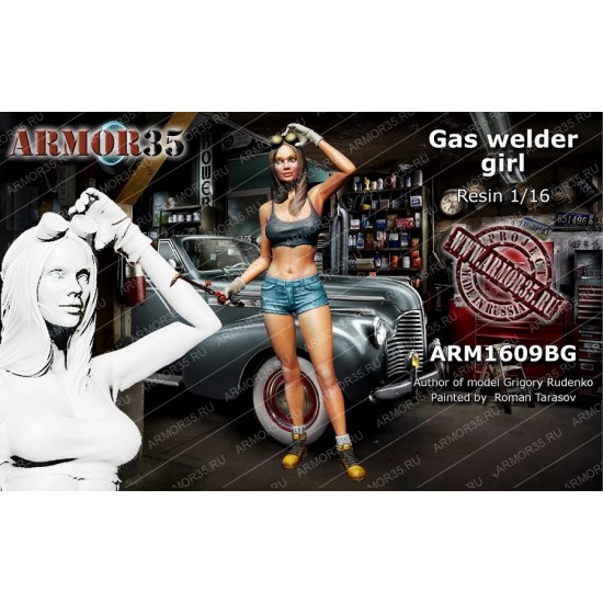 1/16 Gas Welder Girl