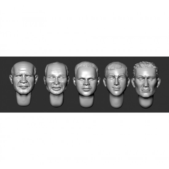 1/35 Hairy Heads #Set 19