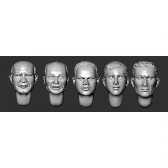 1/35 Hairy Heads #Set 19