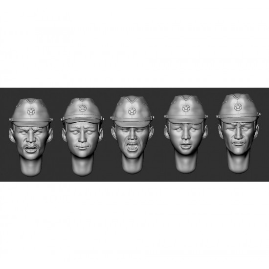 1/35 Kwantung Army Soldiers #Head Set 2