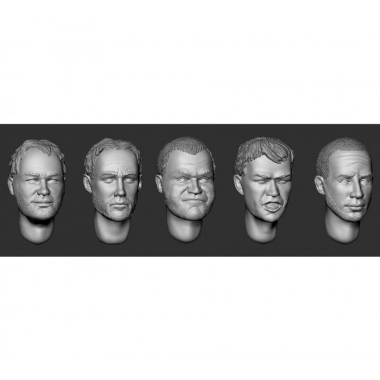 1/35 Hairy Heads #Set 20