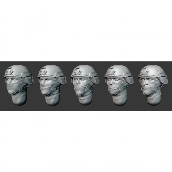 1/35 Russian Soldiers Heads Vol.4 (3D print)