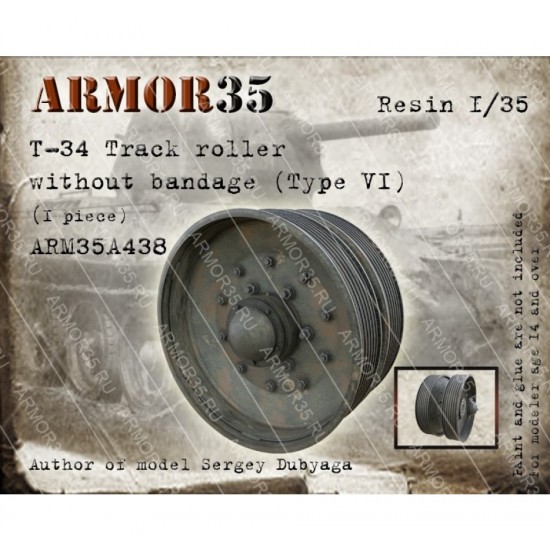 1/35 T-34 Track Roller without Tyre Type VI (1pc)