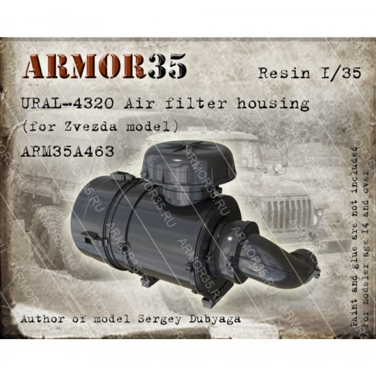 1/35 Ural 4320 Air Filter Housing for Zvezda Kits