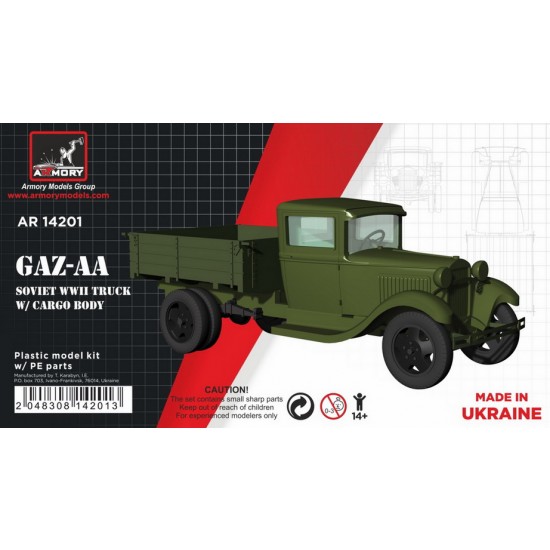 1/144 WWII Soviet Gaz-Aa Cargo Truck
