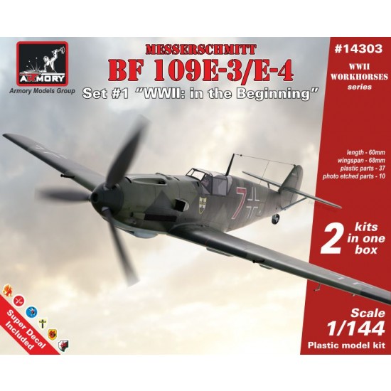 1/144 Messerschmitt Bf 109E "WWII: in the beginning"