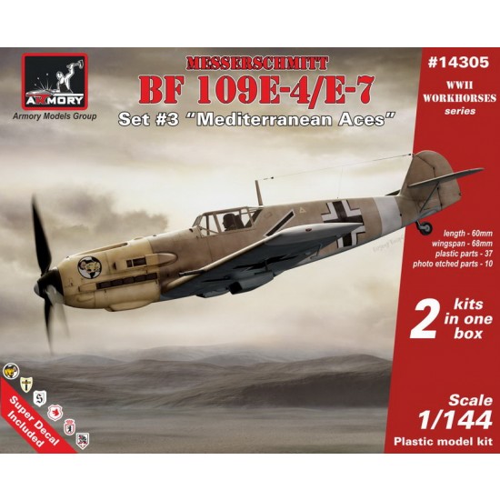 1/144 Messerschmitt Bf 109E "Mediterranean TO Aces"
