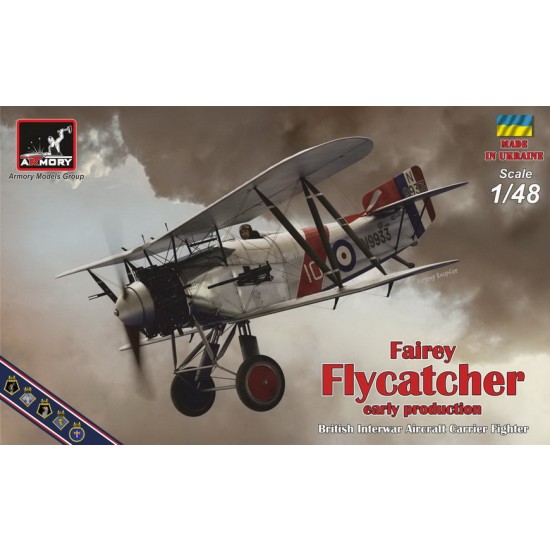 1/48 British Interwar Aircraft Carrier Fighter Fairey "Flycatcher" Early Production