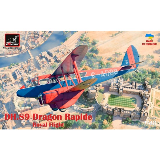 1/48 DH.89 Dragon Rapide, Short-Haul Airliner - Royal Flight