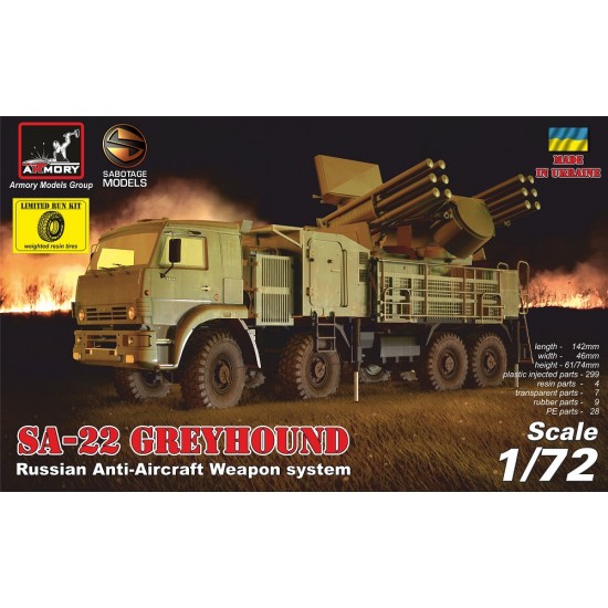 1/72 Russian AA Weapon System ZPRK 96K6 "Pantsir-C1" (SA-22 Greyhound)
