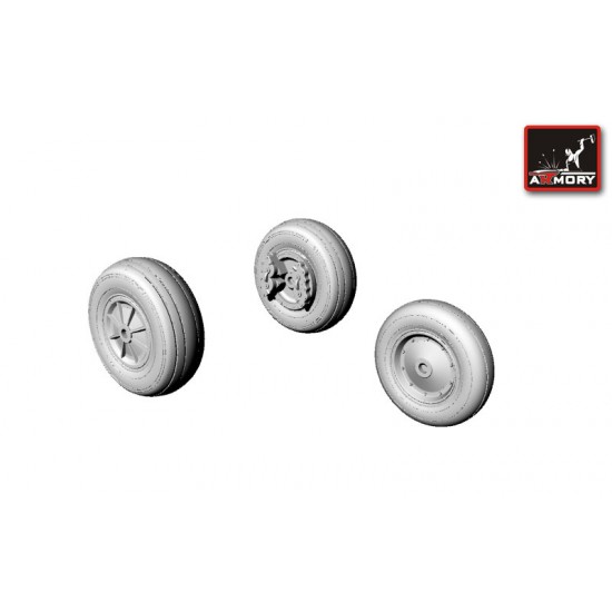 1/48 T-28 Trojan Wheels
