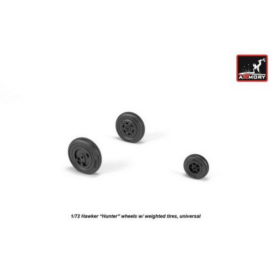 1/72 Hawker "Hunter" Weighted Wheels