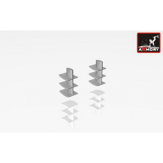1/72 Mikoyan MiG-25 Intake Air Flow Splitters