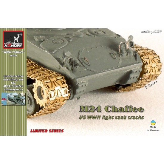 1/72 M24 Chaffee Tracks for Hasegawa kits