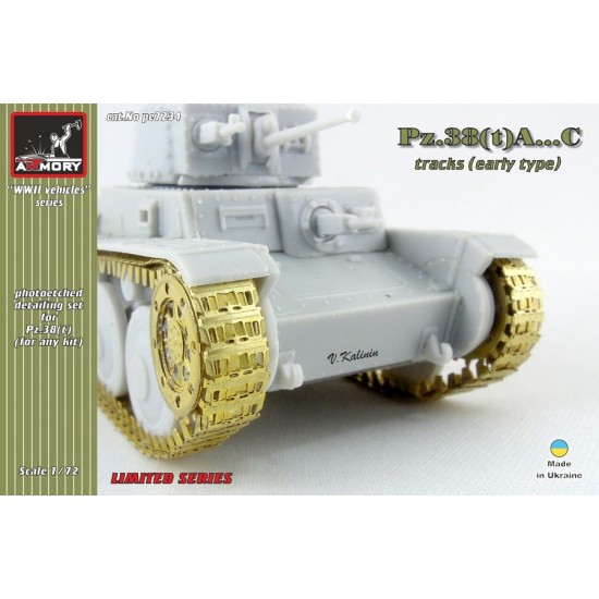 1/72 Pz.38(T) Ausf.A-C - Tracks Early for Attack/UM kits