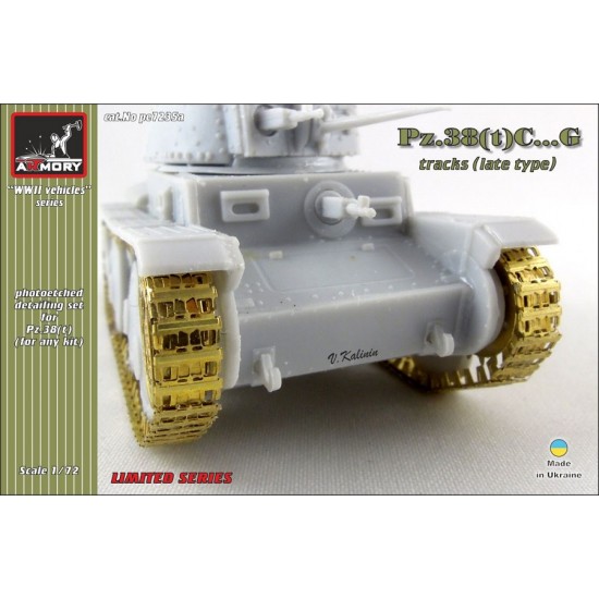 1/72 Pz.38(t) Ausf.C-G Tracks Late for any kits