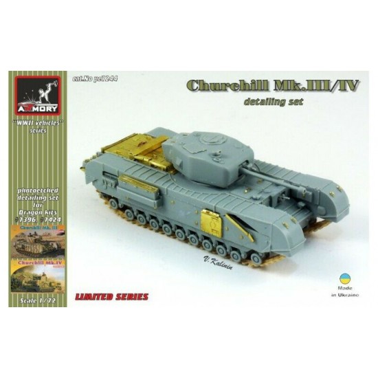 1/72 Churchill Mk.III/IV Detailing Set for Dragon kits