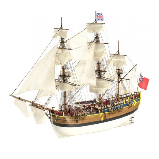 1/65 HMS Endeavour 2021 Wooden Ship Model
