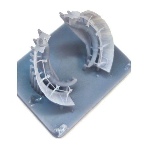 1/48 A6M2 Zero Open Engine Cooling Flaps with Exhausts Detail Set for Eduard kit