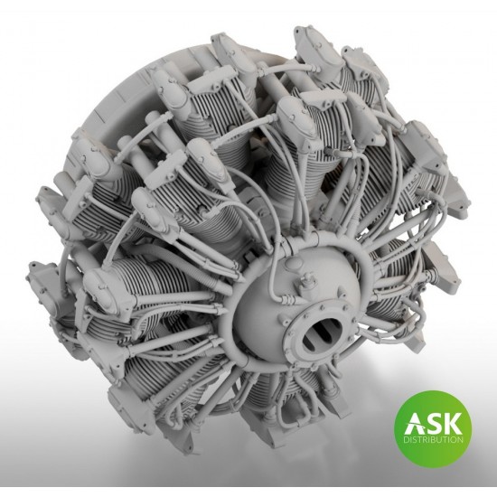 1/48 Nakajima Sakae 12 Engine for Eduard kit