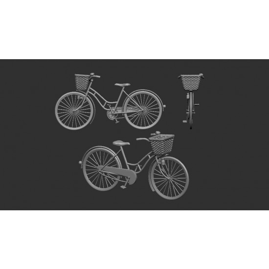 1/72 Women'S Bicycle Classic (3D Print)