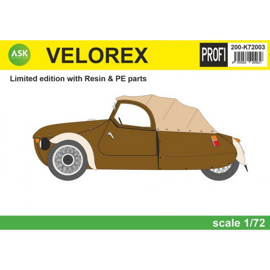 1/72 Velorex Plastic kit with Resin & PE & 3D print parts [Limited edition]