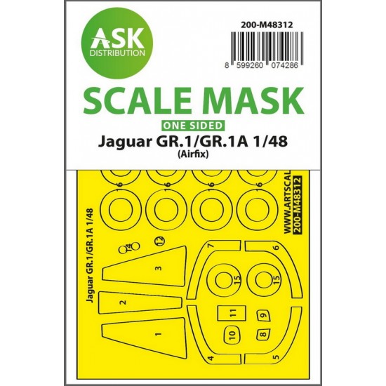 1/48 Jaguar Gr.1/Gr.1A One-Sided Express Fit Mask for Airfix kit
