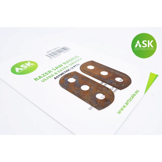 Ask Razor Saw Radius - Ultra & Extra Smooth Asymmetric 100/65 Teeth (2pcs)