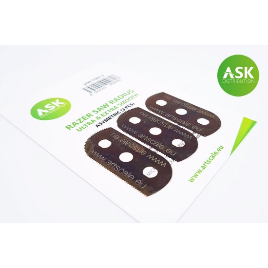 Ask Razor Saw Radius - Ultra & Extra Smooth Asymmetric 100/65 Teeth (3pcs)