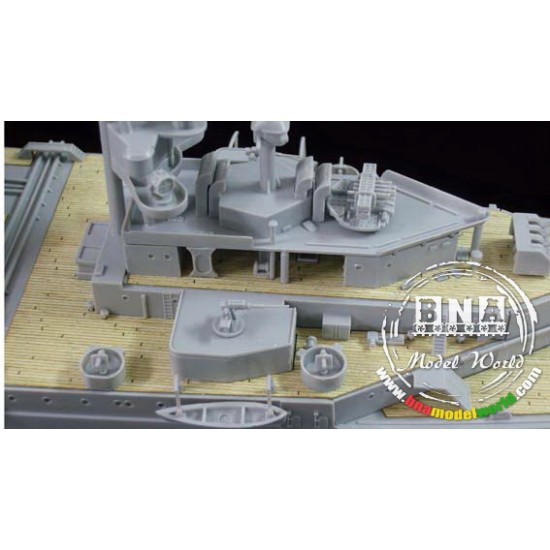 1/350 HMS Repulse 1941 Battlecruiser Wooden Deck for Trumpeter kit #05312
