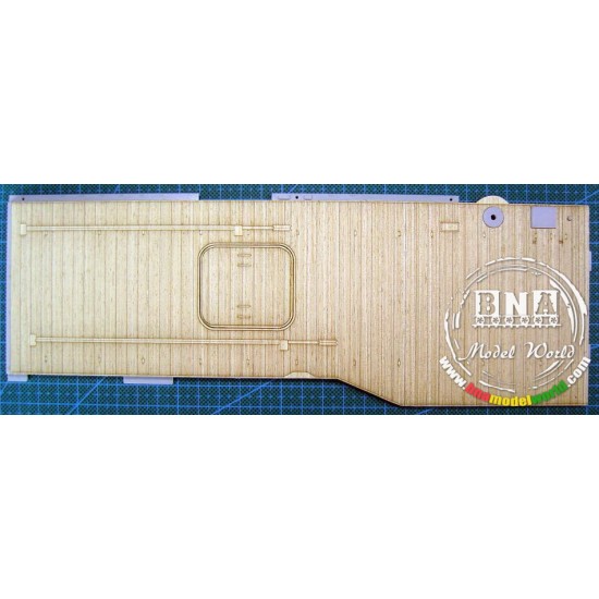 1/350 USS Hancock CV-19 Aircraft Carrier Wooden Deck for Trumpeter kit #05610