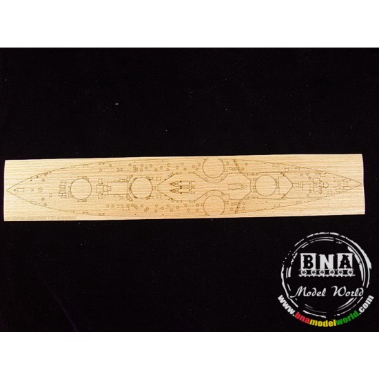 1/350 HMS Dreadnought Wooden Deck for Zvezda kit #9039