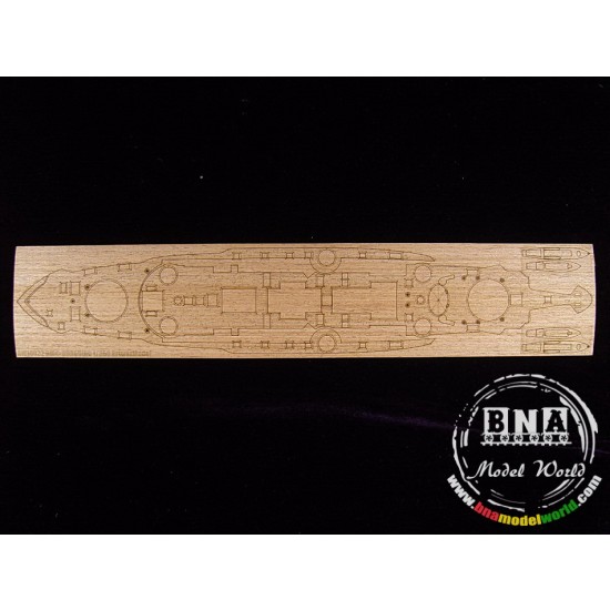 1/350 Borodino/Oriol Russian Battleship Wooden Deck for Zvezda kit #9027