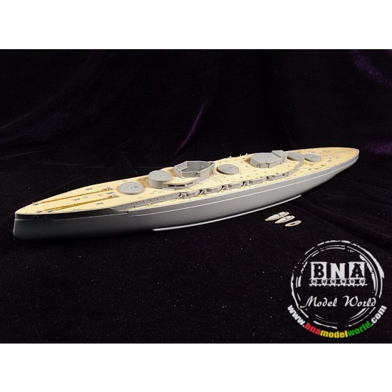1/350 German Battleship Kronprinz Wooden Deck for ICM kit #S.003