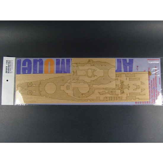 1/350 USS New Jersey Wooden Deck (for Tamiya 78017, 78028)