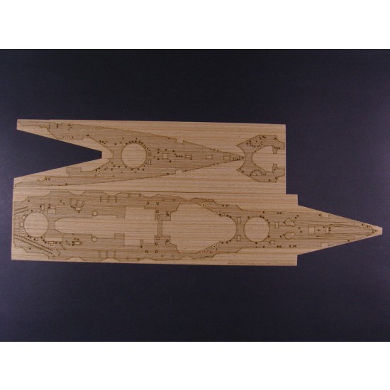1/350 IJN Battleship Haruna 1944 Wooden Deck for Fujimi kit #600017